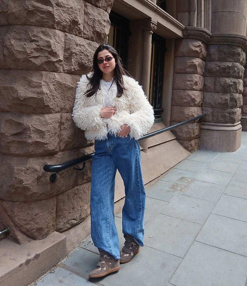 Steve Madden Mavis Suede High Top Wedge Sneakers