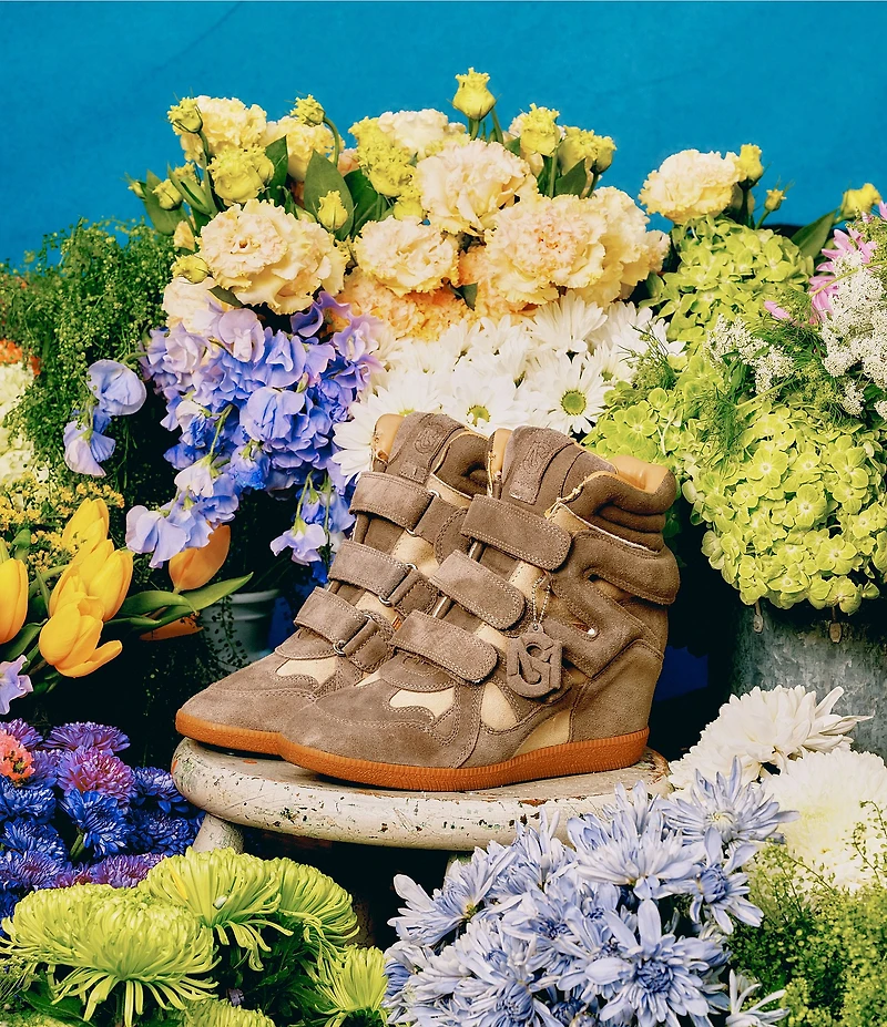 Steve Madden Mavis Suede High Top Wedge Sneakers