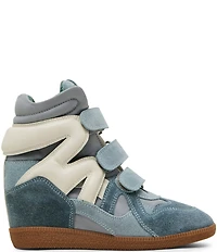 Steve Madden Mavis Suede High Top Wedge Sneakers