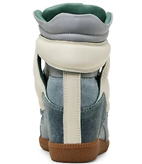 Steve Madden Mavis Suede High Top Wedge Sneakers