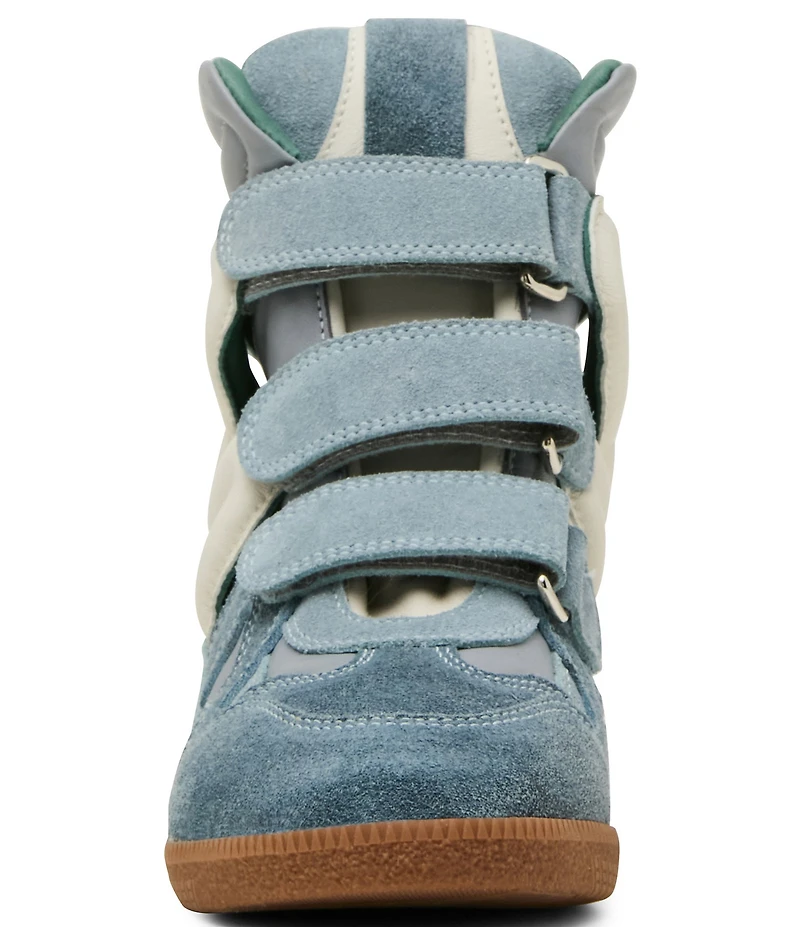 Steve Madden Mavis Suede High Top Wedge Sneakers
