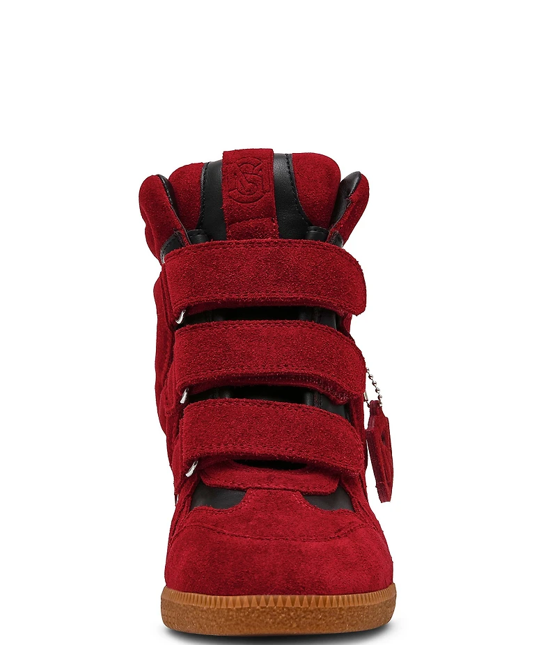 Steve Madden Mavis Suede High Top Wedge Sneakers