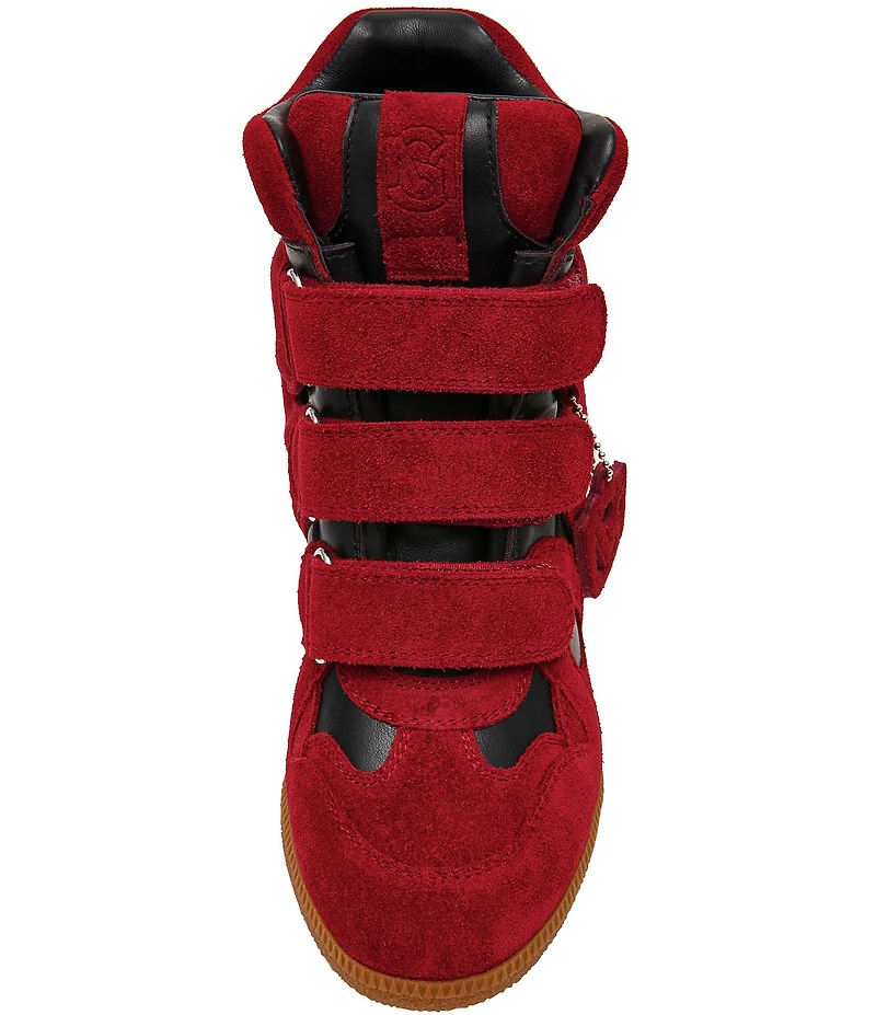 Steve Madden Mavis Suede High Top Wedge Sneakers