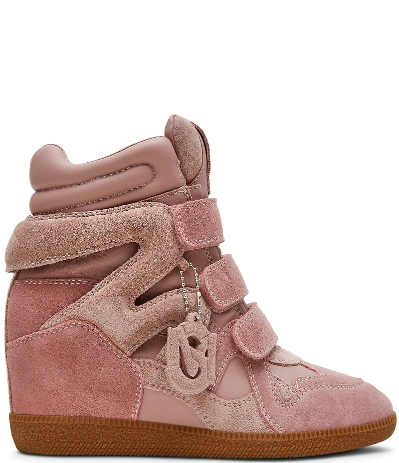 Steve Madden Mavis Suede High Top Wedge Sneakers