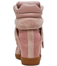 Steve Madden Mavis Suede High Top Wedge Sneakers