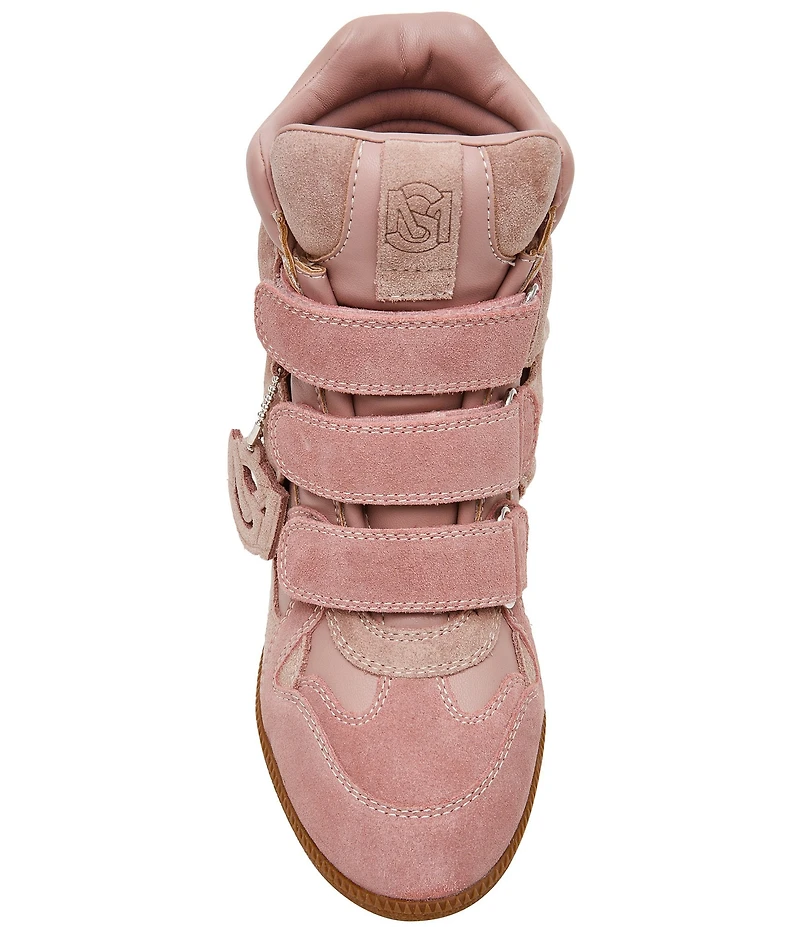 Steve Madden Mavis Suede High Top Wedge Sneakers