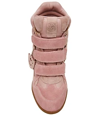 Steve Madden Mavis Suede High Top Wedge Sneakers