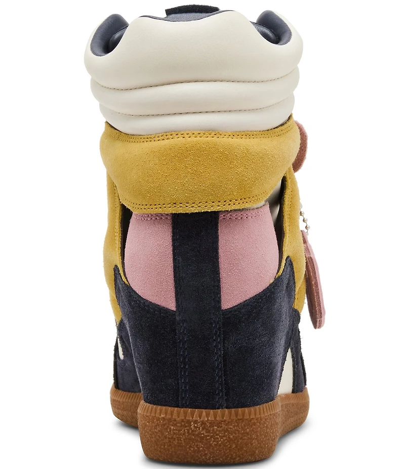 Steve Madden Mavis Suede High Top Wedge Sneakers