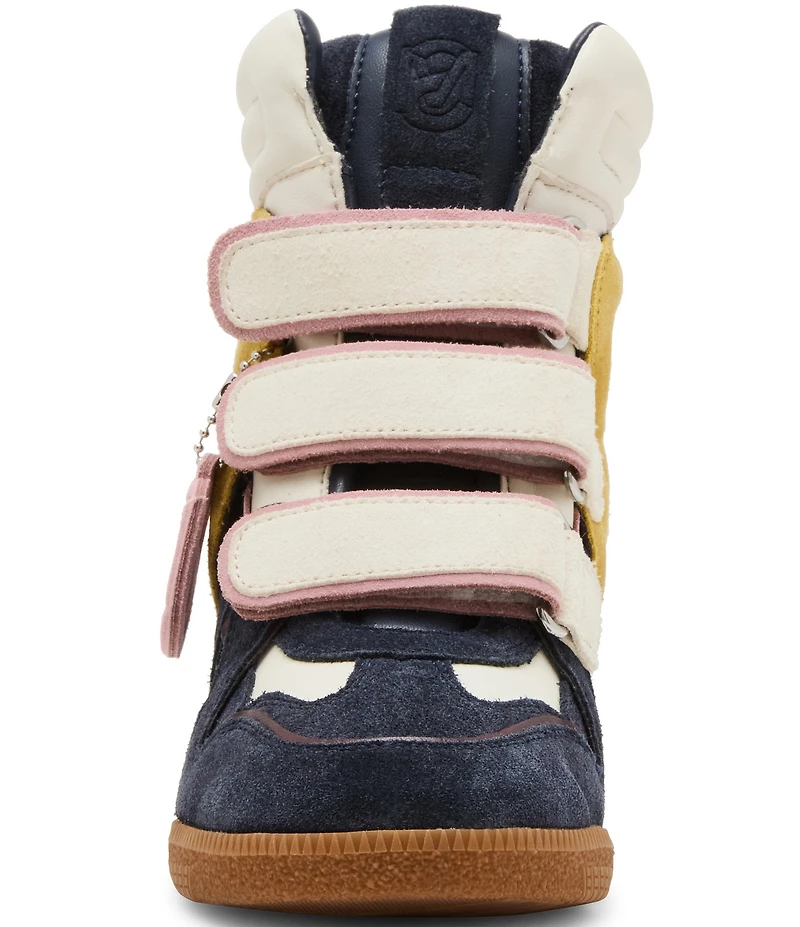 Steve Madden Mavis Suede High Top Wedge Sneakers