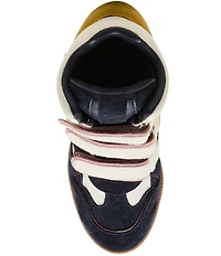 Steve Madden Mavis Suede High Top Wedge Sneakers