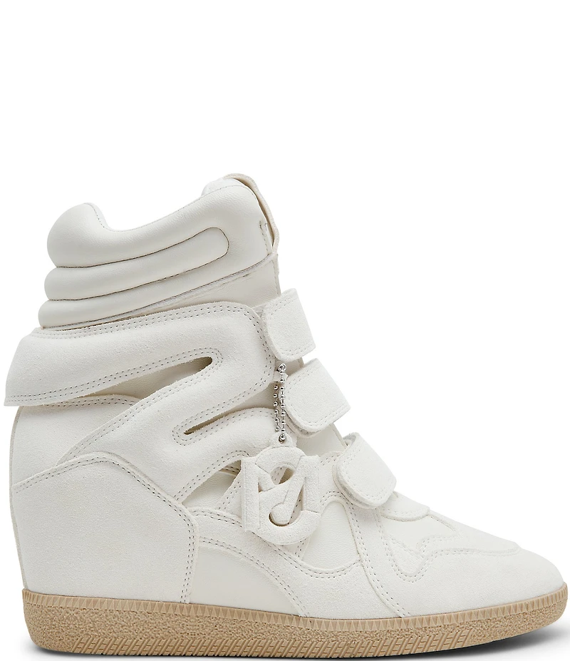 Steve Madden Mavis Suede High Top Wedge Sneakers