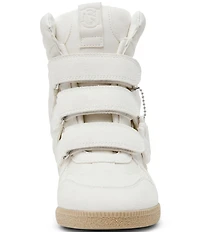 Steve Madden Mavis Suede High Top Wedge Sneakers
