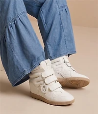 Steve Madden Mavis Suede High Top Wedge Sneakers