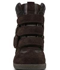 Steve Madden Mavis Suede High Top Wedge Sneakers