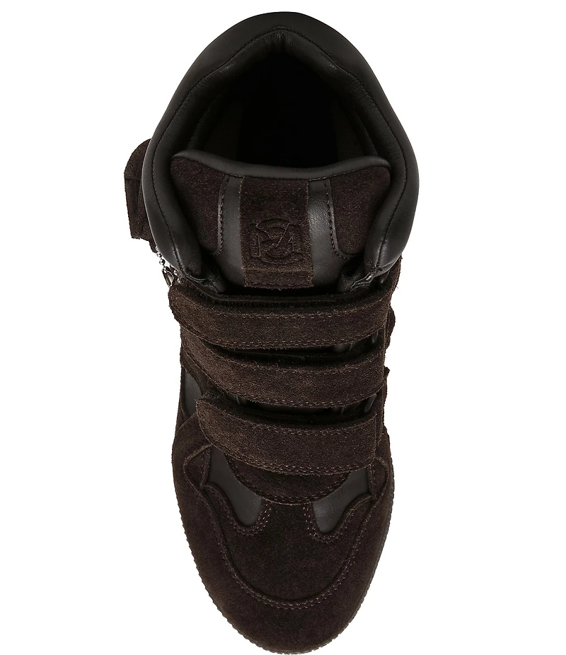 Steve Madden Mavis Suede High Top Wedge Sneakers