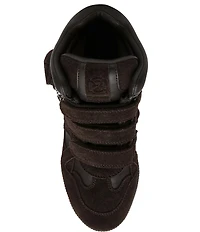 Steve Madden Mavis Suede High Top Wedge Sneakers