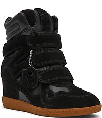 Steve Madden Mavis Suede High Top Wedge Sneakers