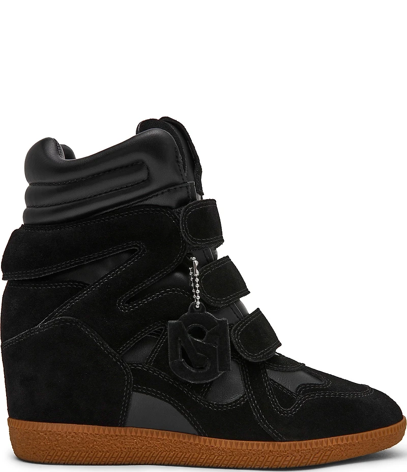 Steve Madden Mavis Suede High Top Wedge Sneakers