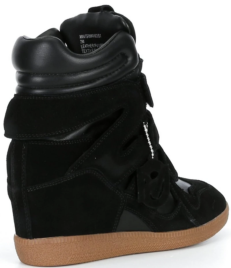 Steve Madden Mavis Suede High Top Wedge Sneakers