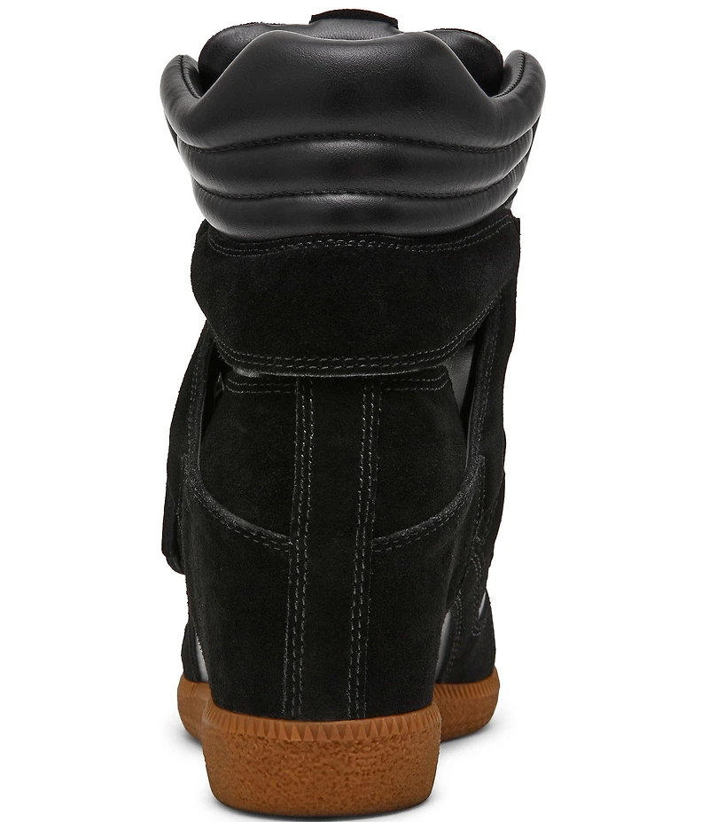 Steve Madden Mavis Suede High Top Wedge Sneakers