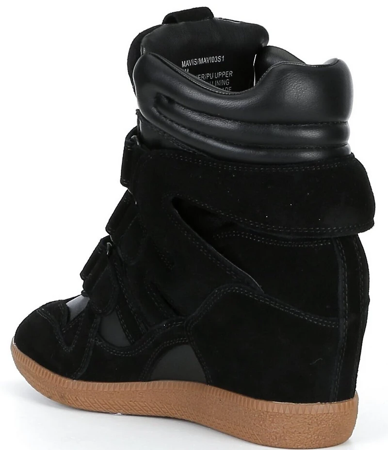 Steve Madden Mavis Suede High Top Wedge Sneakers