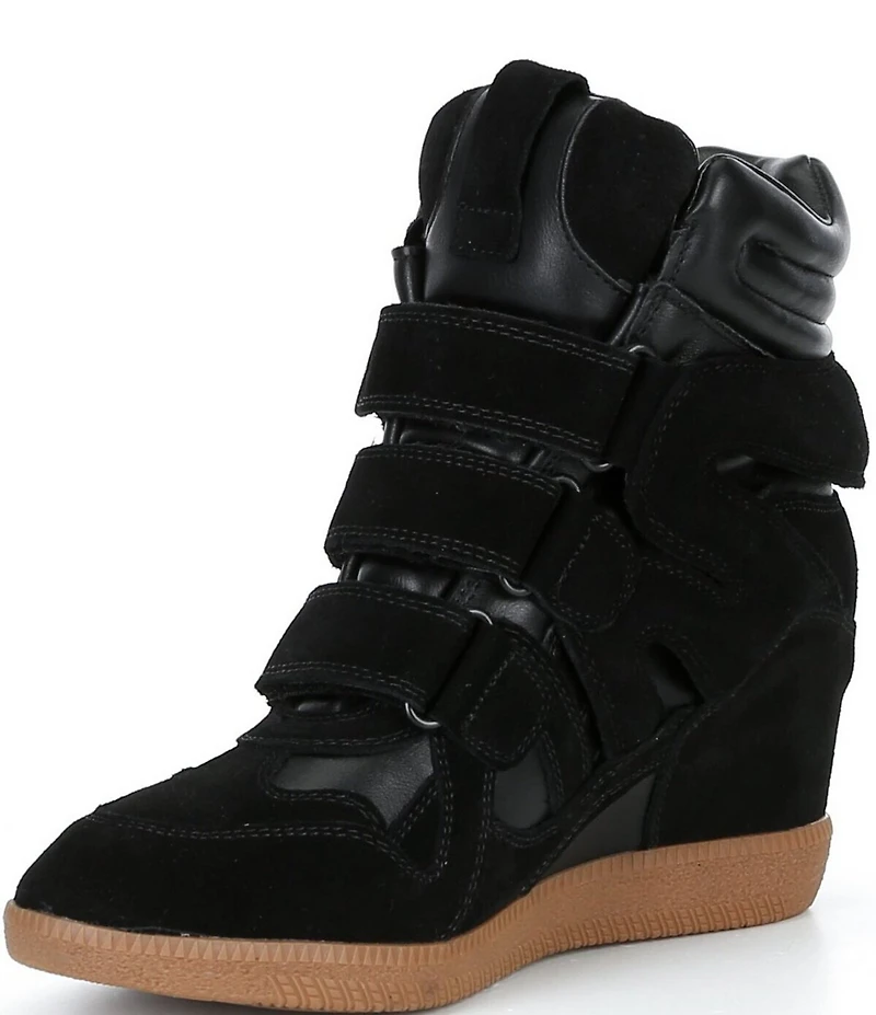 Steve Madden Mavis Suede High Top Wedge Sneakers
