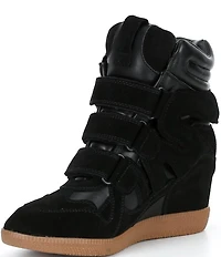 Steve Madden Mavis Suede High Top Wedge Sneakers