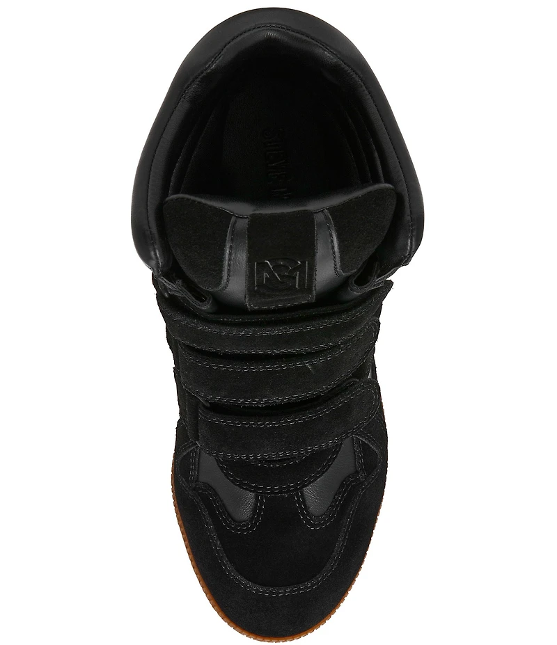 Steve Madden Mavis Suede High Top Wedge Sneakers