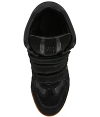 Steve Madden Mavis Suede High Top Wedge Sneakers