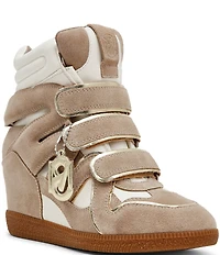 Steve Madden Mavis Suede High Top Wedge Sneakers