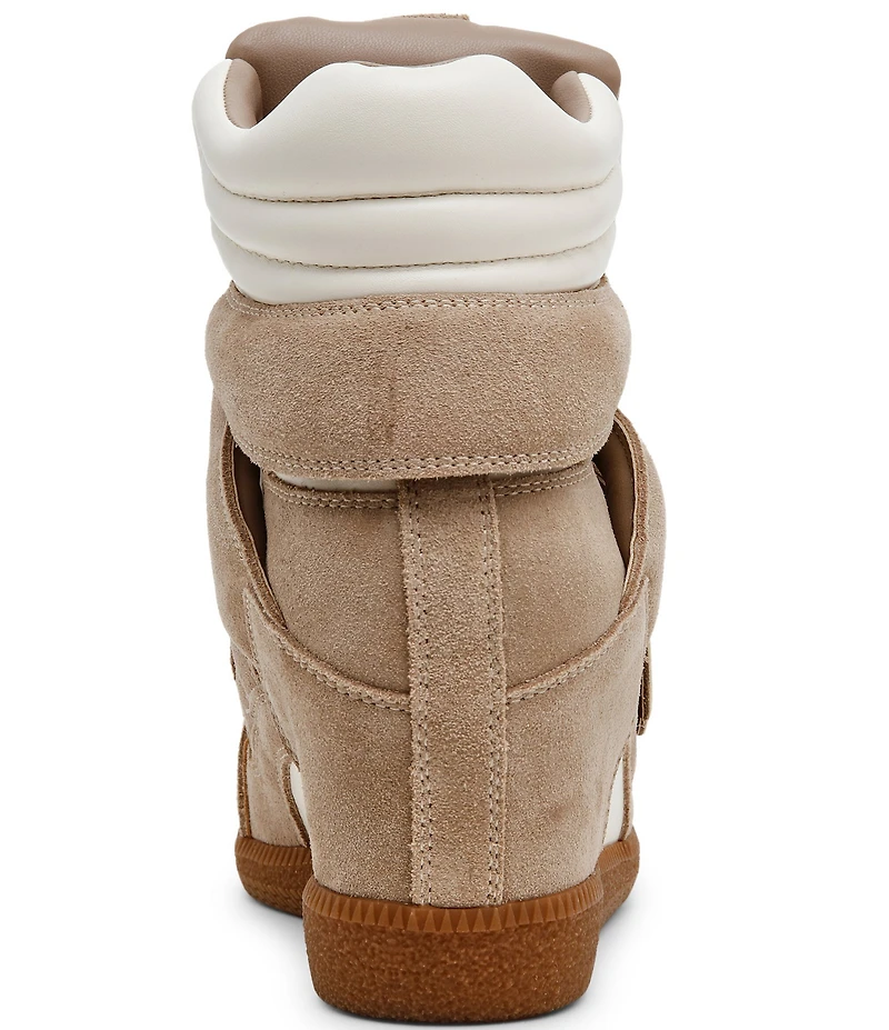 Steve Madden Mavis Suede High Top Wedge Sneakers