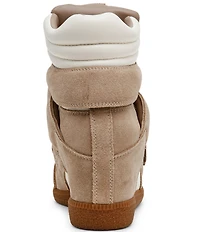 Steve Madden Mavis Suede High Top Wedge Sneakers