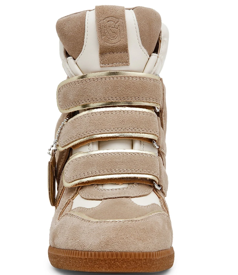 Steve Madden Mavis Suede High Top Wedge Sneakers