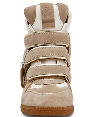 Steve Madden Mavis Suede High Top Wedge Sneakers