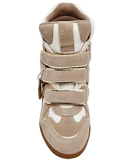 Steve Madden Mavis Suede High Top Wedge Sneakers