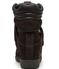 Steve Madden Mavis Suede High Top Wedge Sneakers
