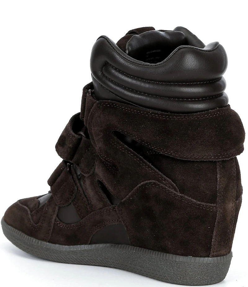 Steve Madden Mavis Suede High Top Wedge Sneakers