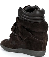 Steve Madden Mavis Suede High Top Wedge Sneakers