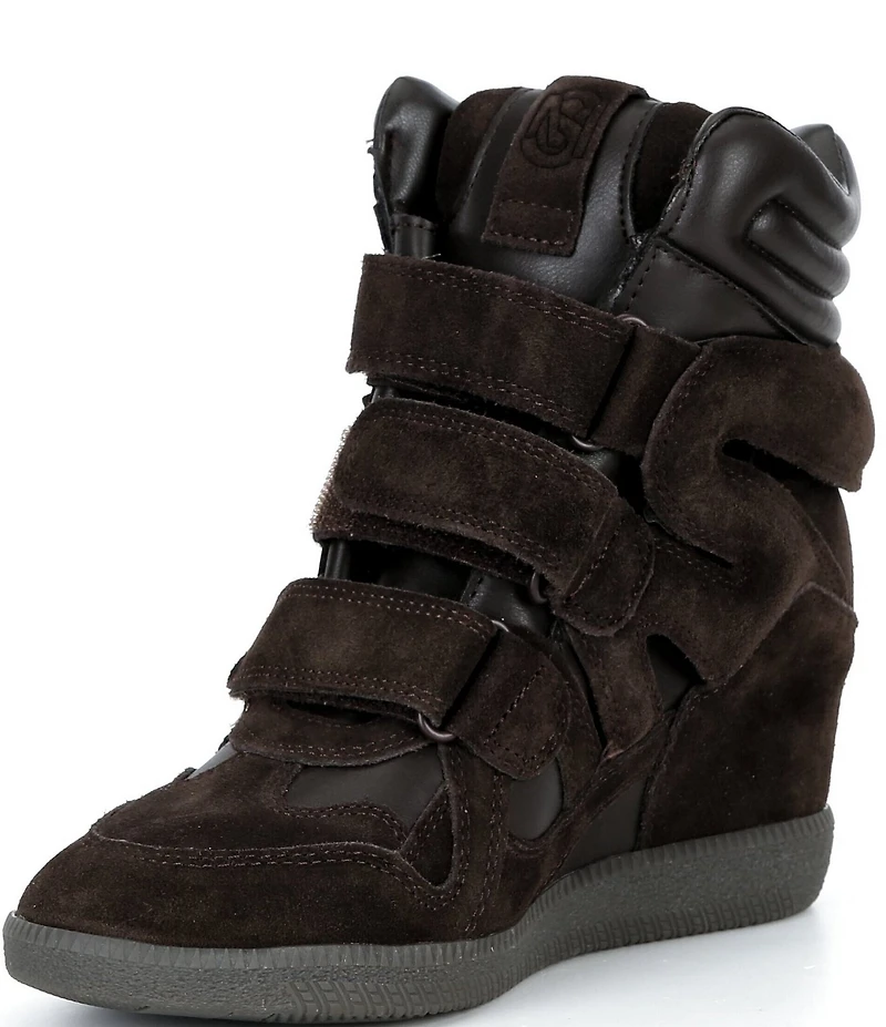 Steve Madden Mavis Suede High Top Wedge Sneakers