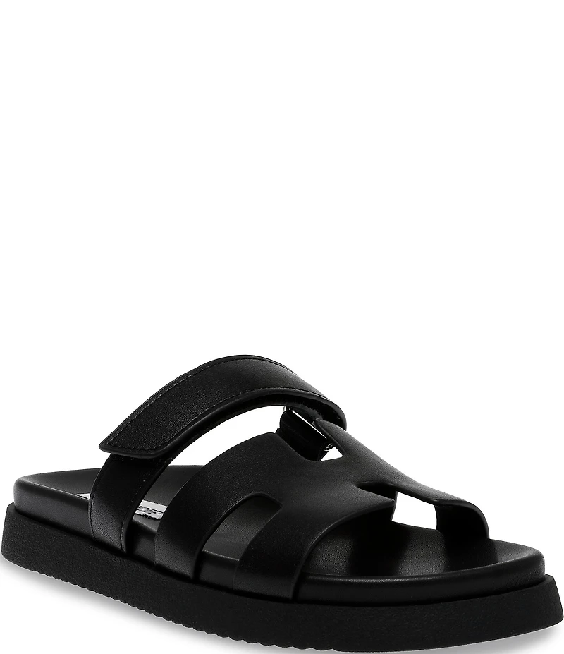 Steve Madden Mayven Leather Slide Sandals