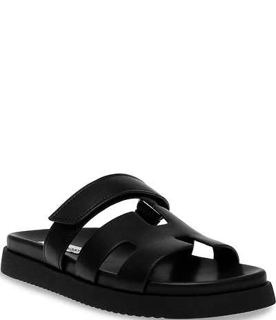 Steve Madden Mayven Leather Slide Sandals