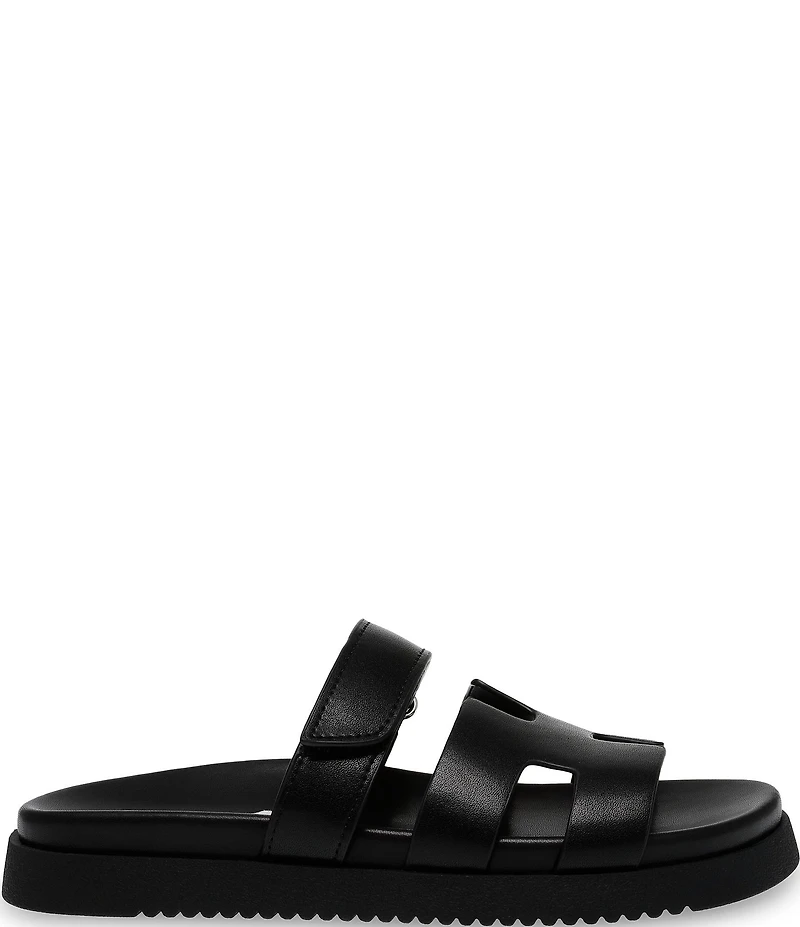 Steve Madden Mayven Leather Slide Sandals