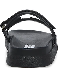 Steve Madden Mayven Leather Slide Sandals