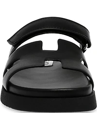 Steve Madden Mayven Leather Slide Sandals