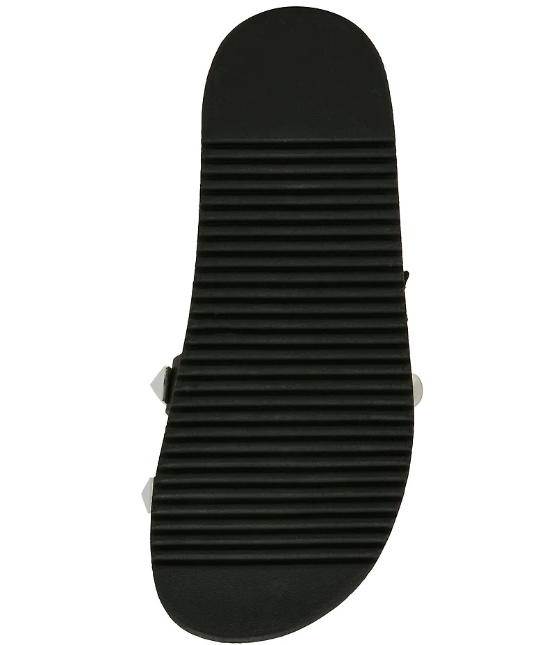 Steve Madden Mayven Leather Studded Slide Sandals
