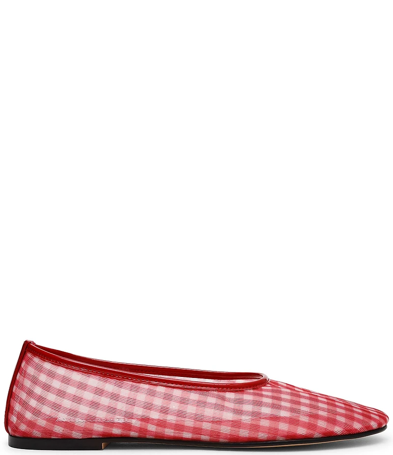 Steve Madden Meadow Mesh Gingham Ballet Flats