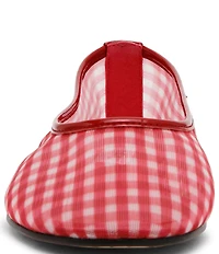 Steve Madden Meadow Mesh Gingham Ballet Flats