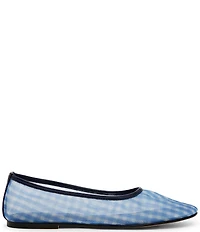 Steve Madden Meadow Mesh Gingham Ballet Flats