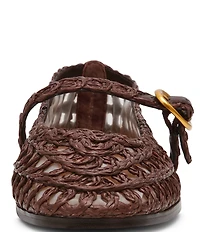 Steve Madden Melody Raffia Mary Jane Ballet Flats