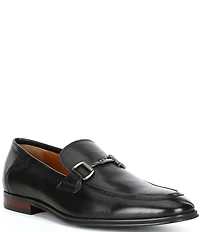 Steve Madden Men's Aahron Leather Bit Buckle Dress Slip On Loafers